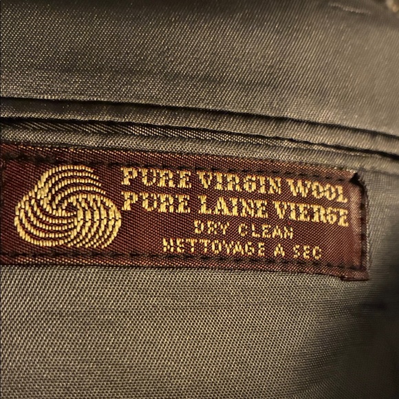 2/$35 Chaps by Ralph Laurel Black and White Plaid Double-Breasted Blazer - Picture 3 of 3